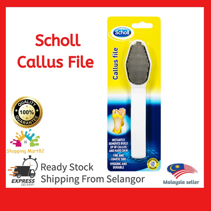 Scholl corn and clearance callus foot file