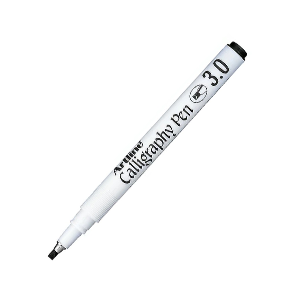 Artline Calligraphy Pen | Khat Pen - Black 1.0mm 2.0mm 3.0mm ( Chisel ...