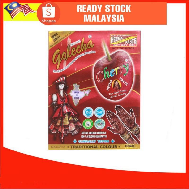🔥🔥_Inai GOLECHA RED CHERRY Box 12pcs_🔥🔥 | Shopee Malaysia