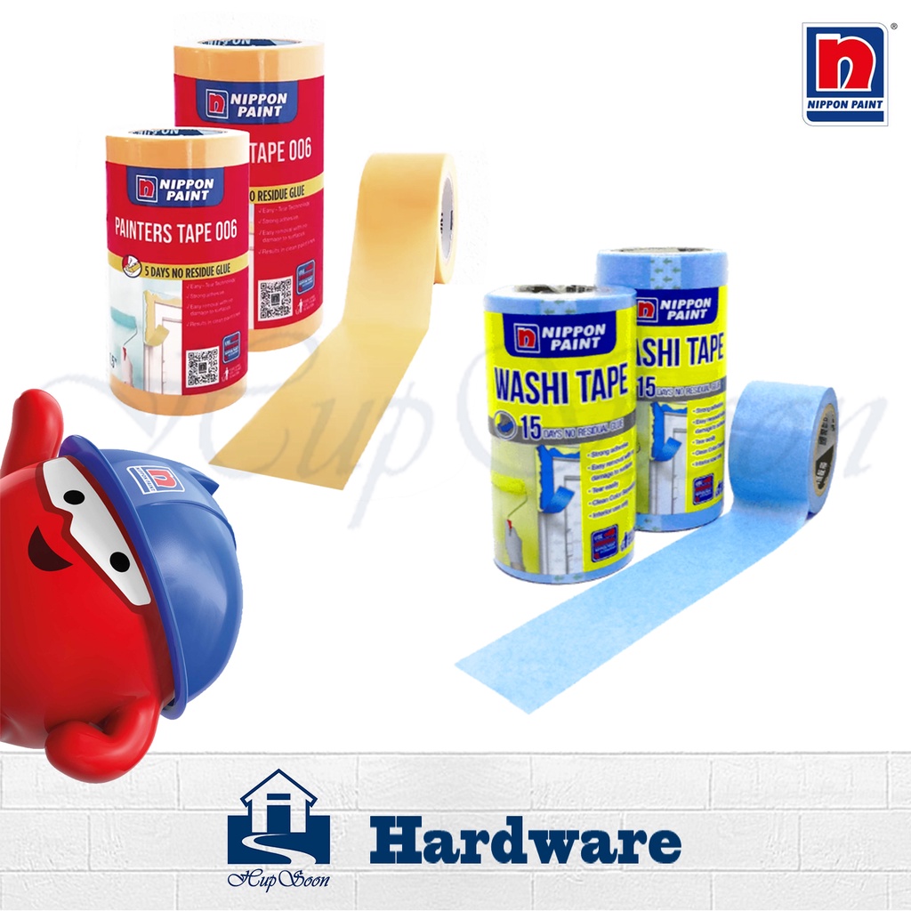 Nippon Paint Painting Tools Washi Tape Painter Tape 006 Strong Adhesive ...