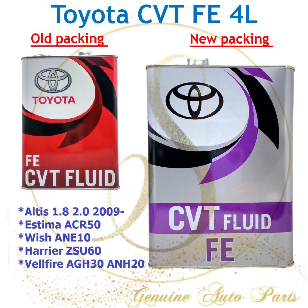 (100% Original) Toyota ATF CVT FE 4L Automatic Transmission Fluid 08886 ...
