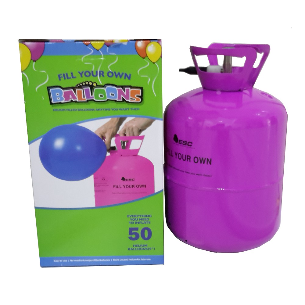 Helium Balloon Gas Tank Belon Tong For 50 Balloons Compact Size Tank