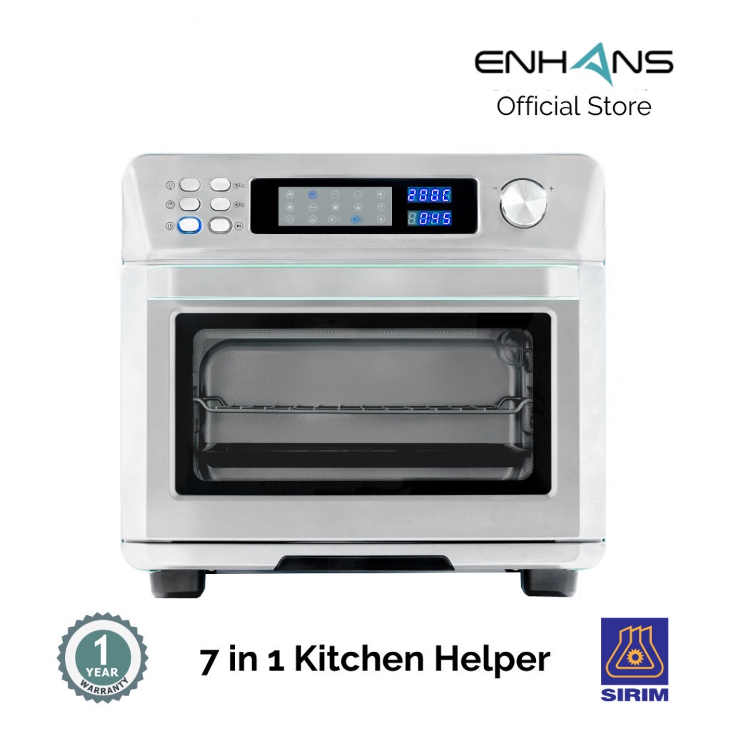 Enhans Air Fryer Oven Shopee Malaysia