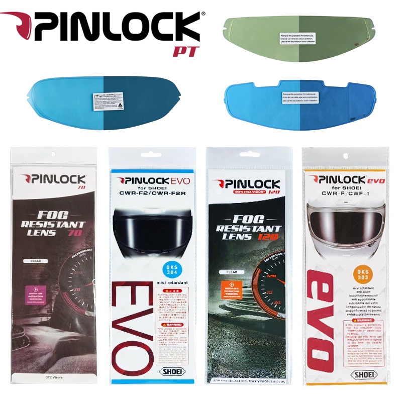 For KYT/HJC/Shoei PINLOCK Anti-fog Sticker K1 K3SV K5 Helmet Visor Lens ...