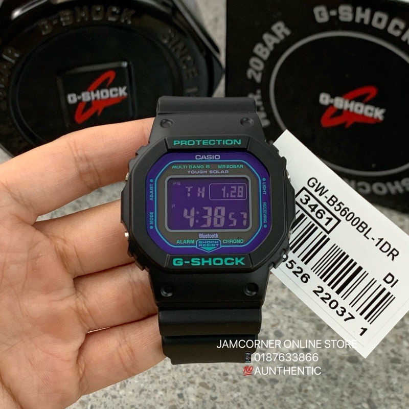 100 ORIGINAL CASIO G SHOCK GW B5600BL 1 X Joker Tough SOLAR