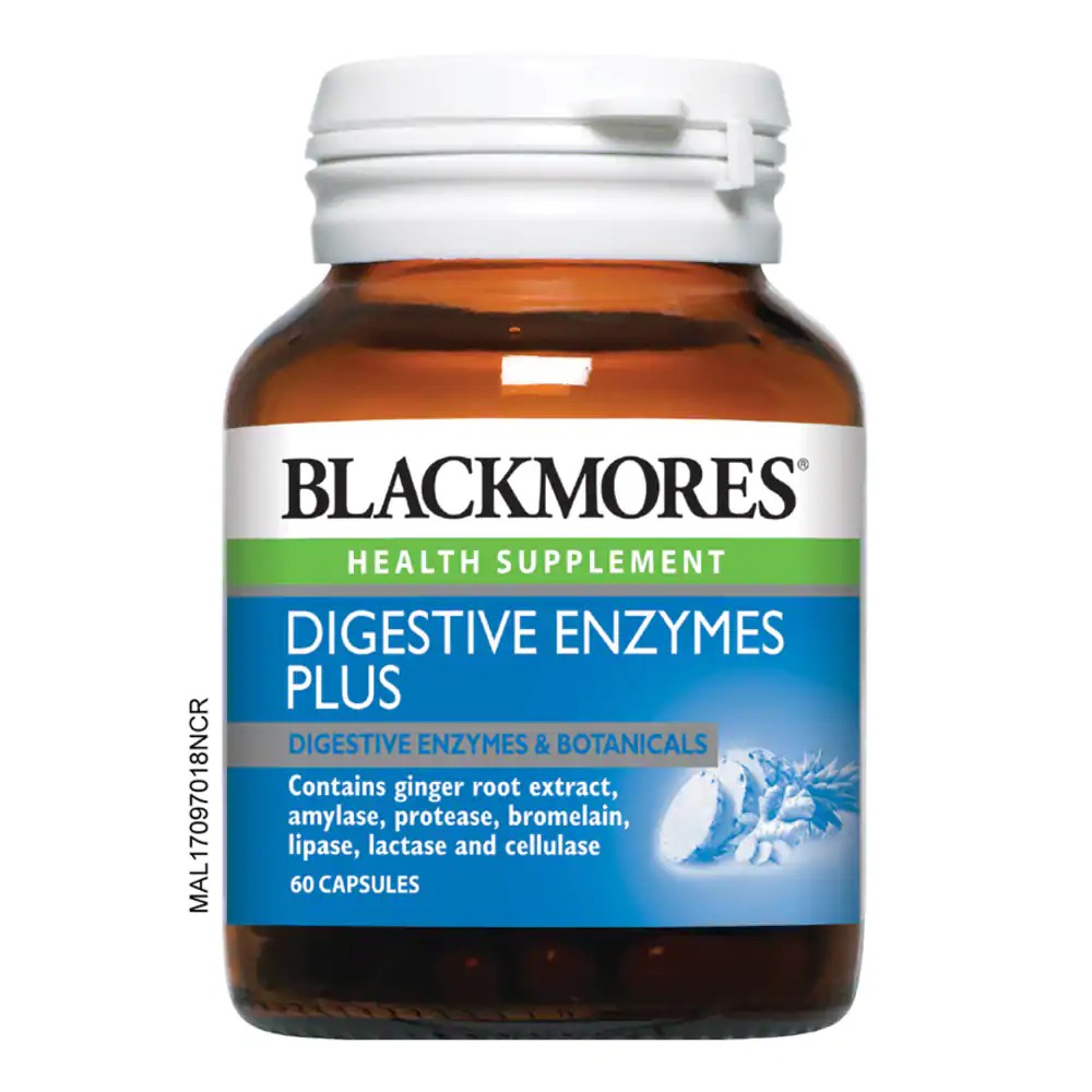 BLACKMORES DIGESTIVE ENZYMES PLUS CAPSULE (60'S / 60'S X 2) Shopee