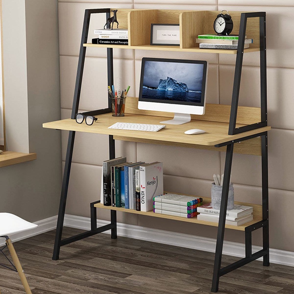 Laptop Table Workstation Study Home Office Writing Desk Computer Desk ...