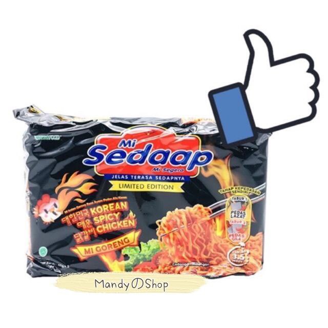 Mi Sedaap Korean Spicy Chicken 5pcs Shopee Malaysia