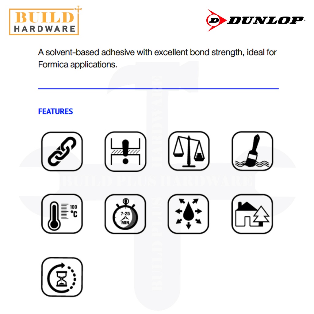 DUNLOP 3L GP/CA/LP General Purpose / Laminated Plastics Adhesive