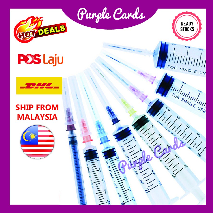 Syringe with Needle / Refill Printer Cartridge Ink / Jarum Suntik Ubat