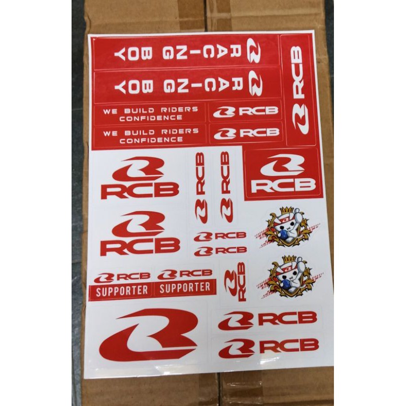 STICKER SET RACING BOY | Shopee Malaysia
