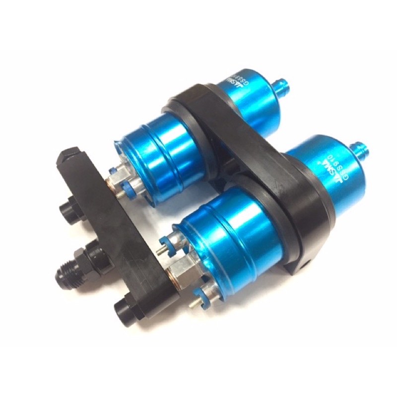 Fuel pump block BRANCH Twin external fuel pump bracket Fitting AN8 Shopee Malaysia