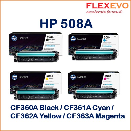 508A Toner CF360A Black CF361A Cyan CF362A Yellow CF363A Magenta for ...