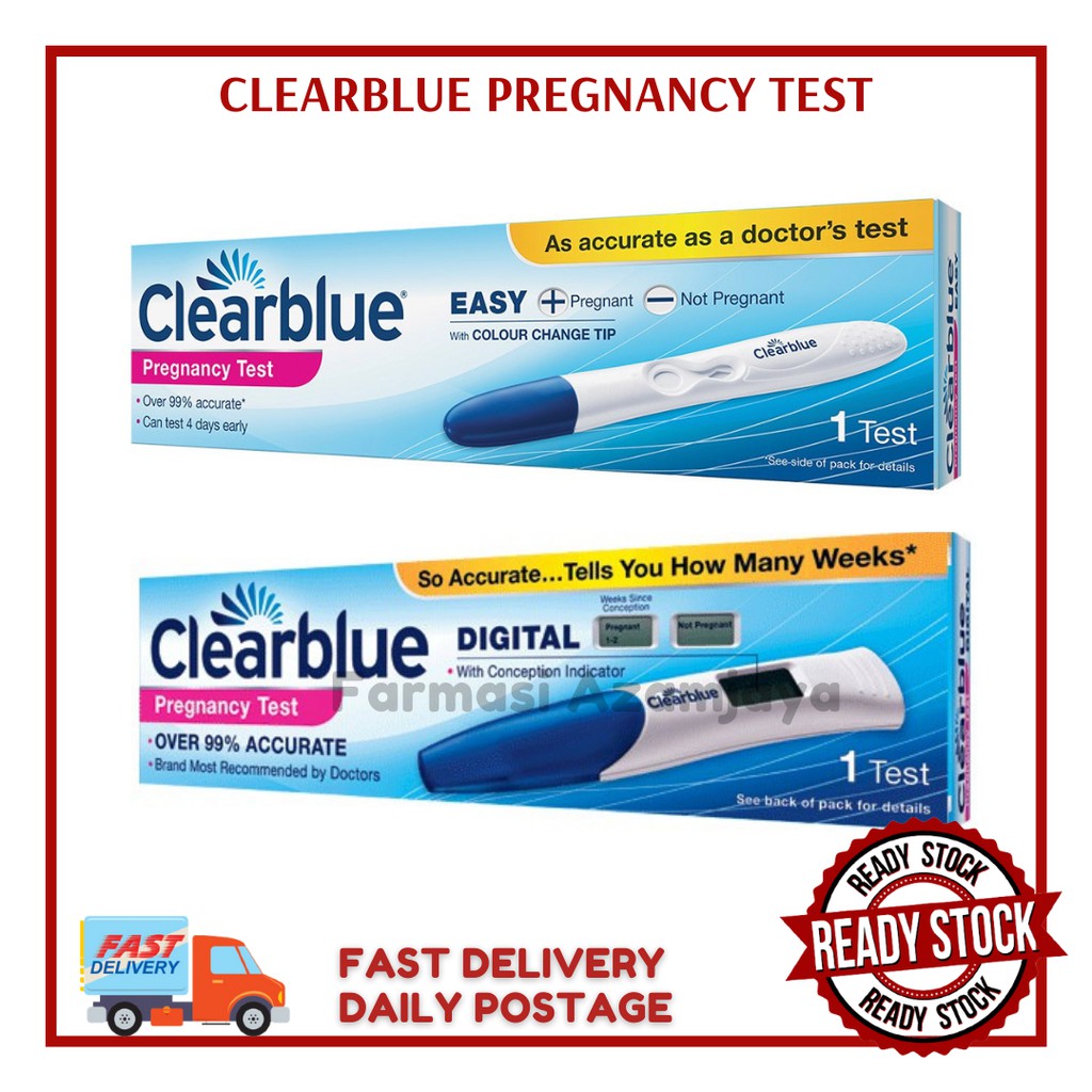 CLEARBLUE PREGNANCY TEST EASY EXP:10/23 / DIGITAL WITH CONCEPTION ...