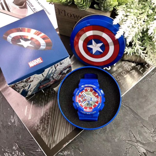 G shock captain america 2019 hotsell