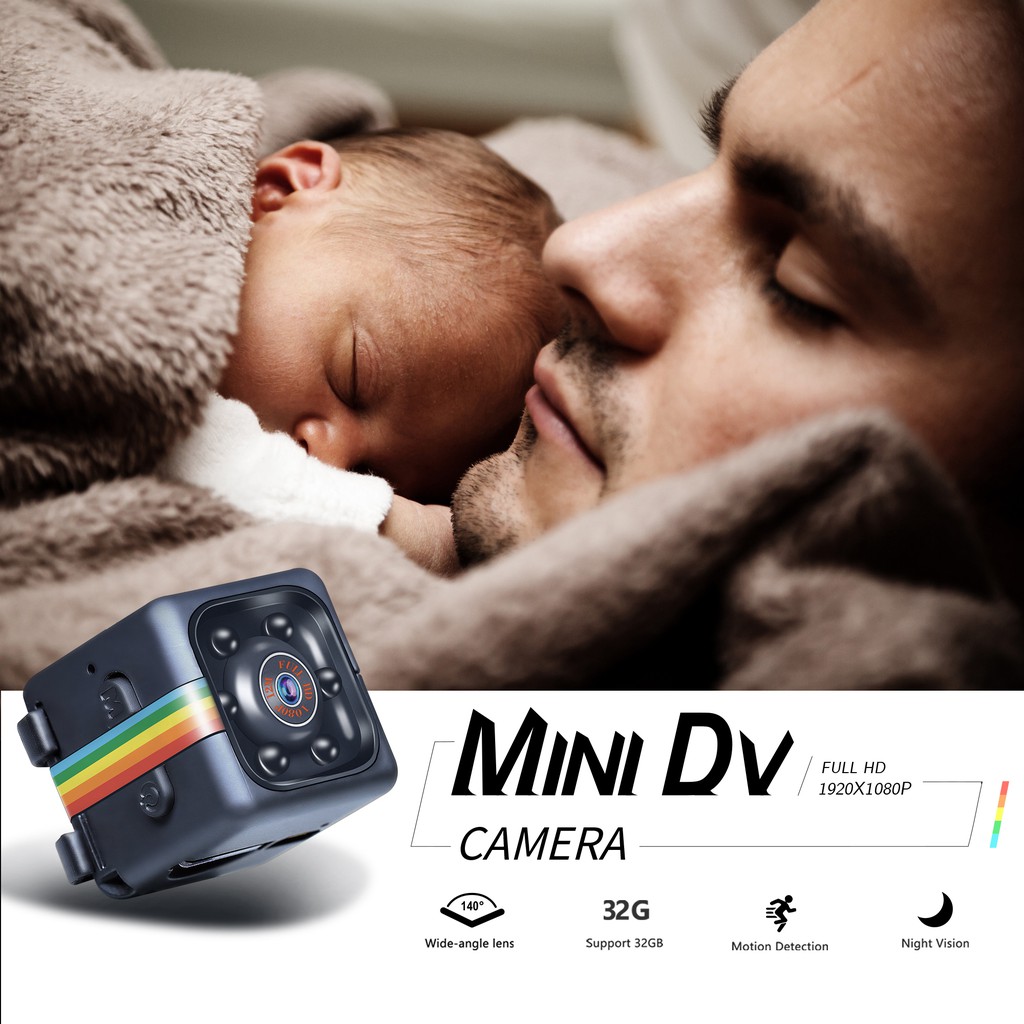 Mini Camera Portable Small Hd Cam 1080P & Motion Detection & Night ...