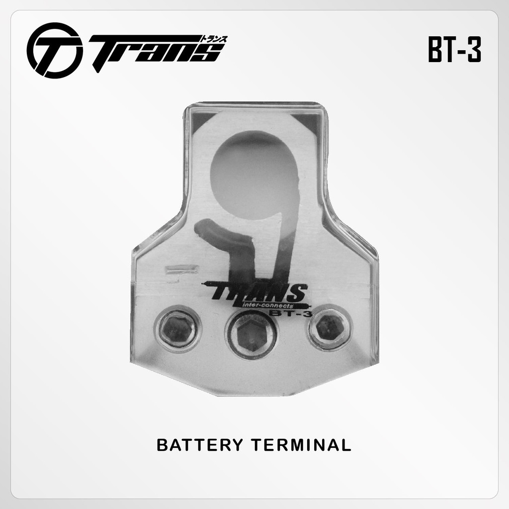 TRANS : BT-3 Battery Terminal (2pcs, One +ve Terminal + One -ve ...