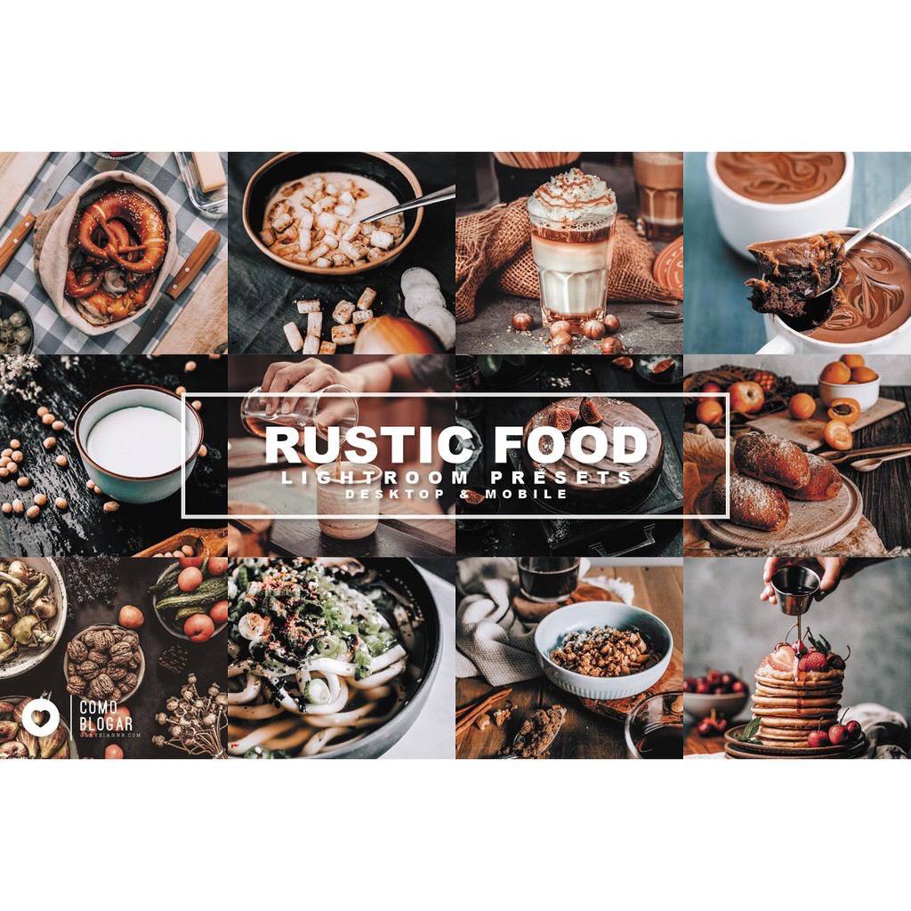 Rustic Food | Lightroom Mobile Preset 🔥[Premium Preset]🔥 | Shopee Malaysia