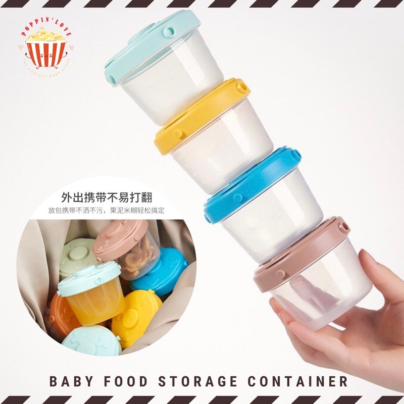 120ml Baby Food Storage Container Stackable (1pc) Multifunctional Box ...