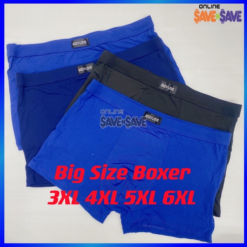 0333 Plus Size 2pcs Boxer Pant 3XL 4XL 5XL 6XL Men Underwear