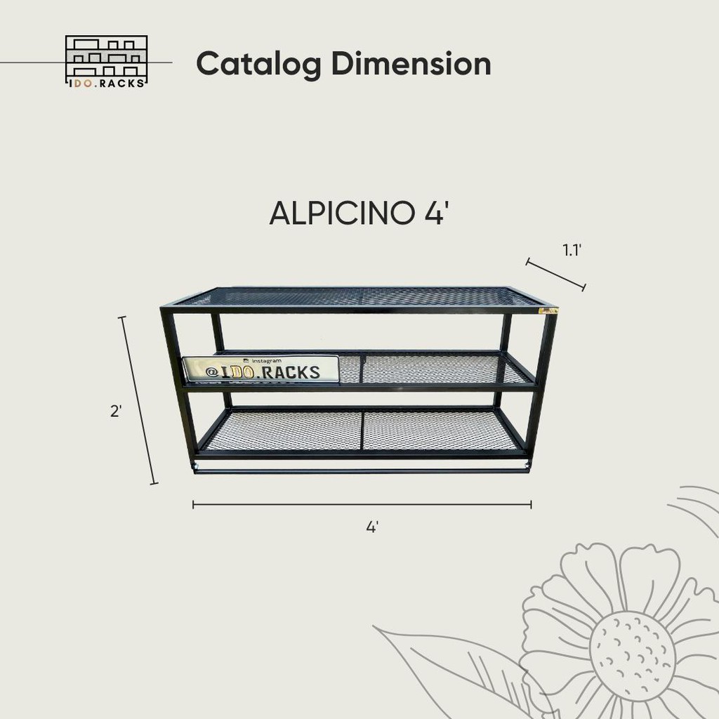 Industrial Kitchen steel rack ALPICINO 4' wardrobe laundry storage ...