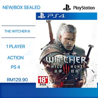 The Witcher III / Dark Souls III PS4 PS5 PlayStation 4 sealed New Free  Shipping