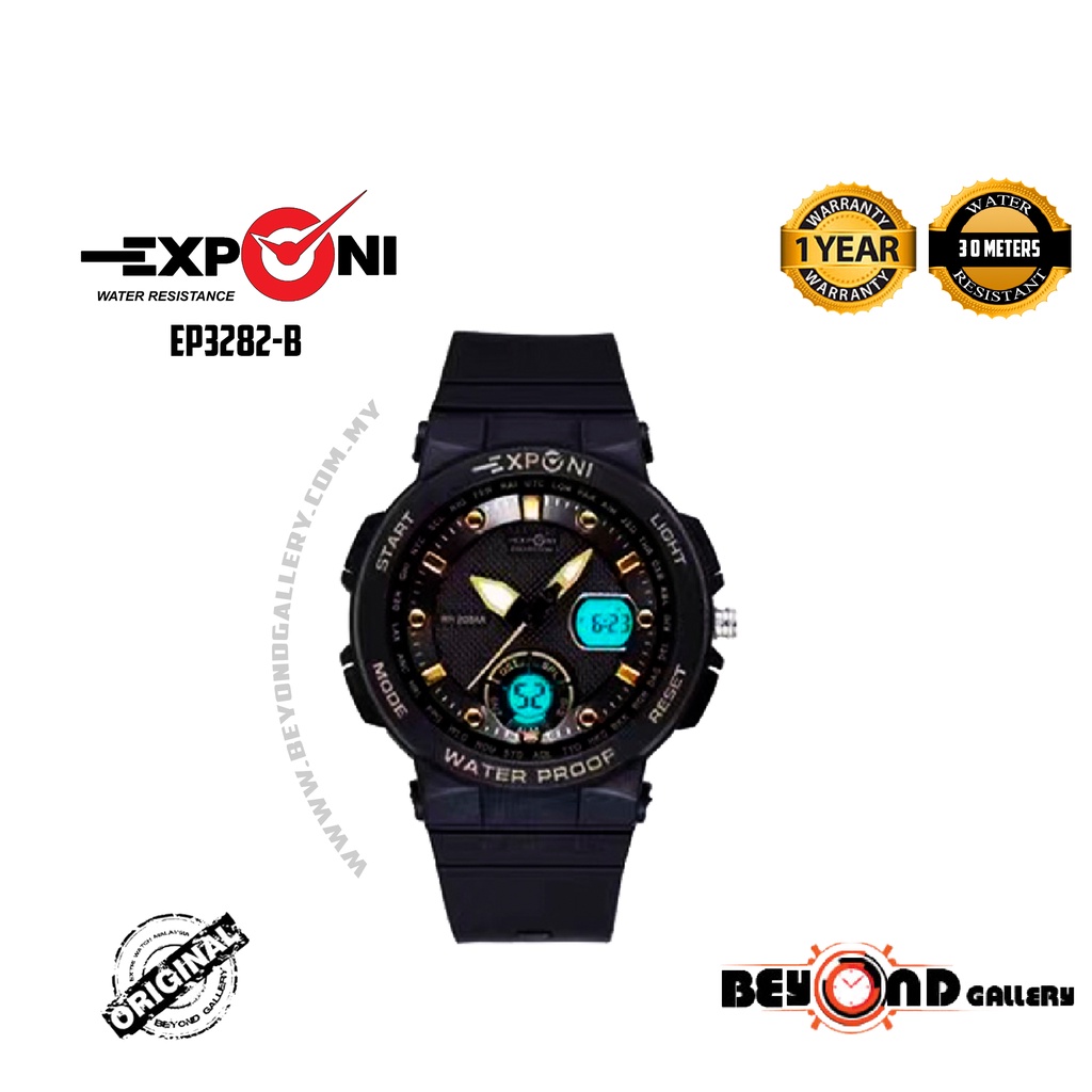 Jam tangan exponi waterproof online