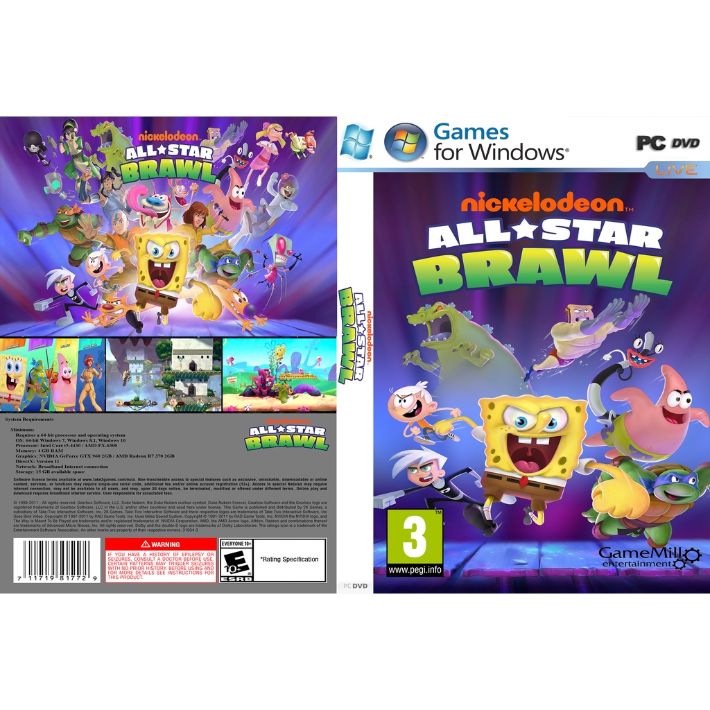 Nickelodeon All-Star Brawl PC GAME [Offline INSTALLATION] | Shopee Malaysia
