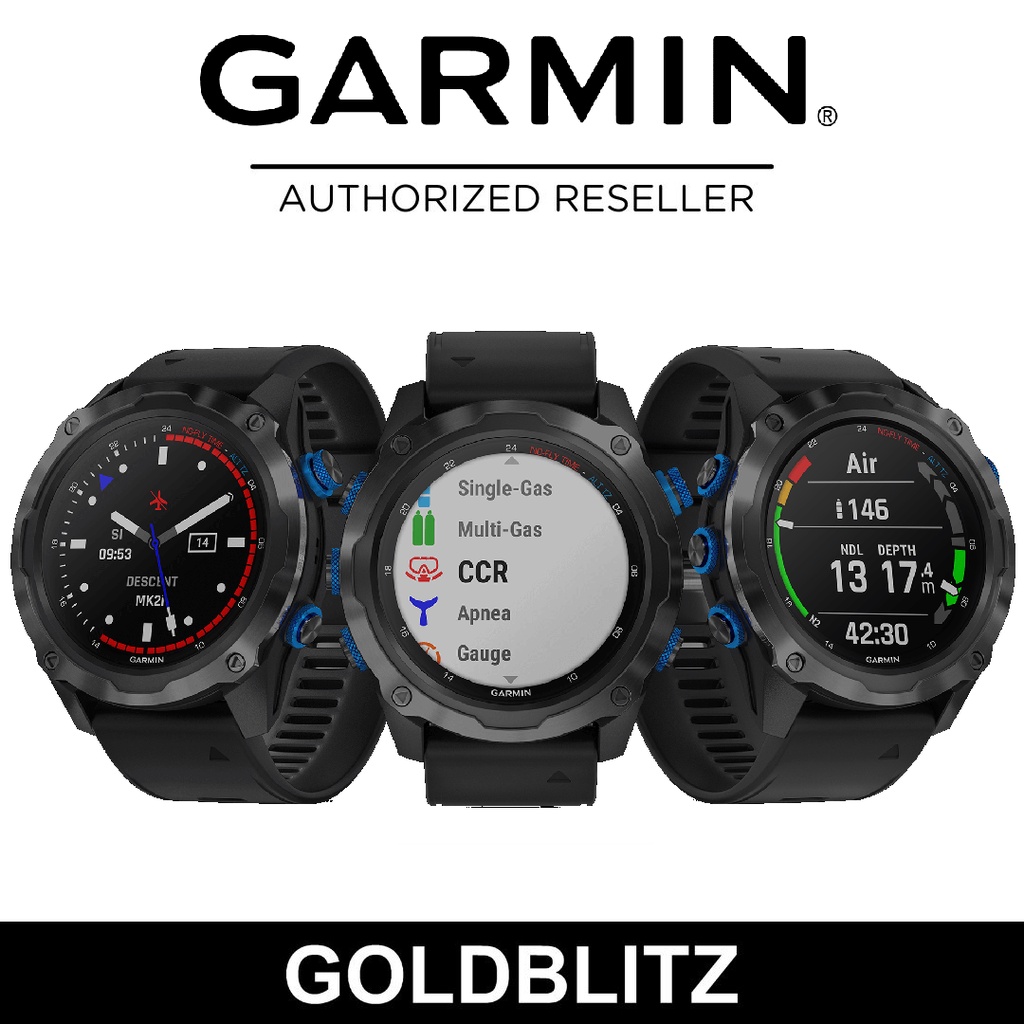Garmin Descent MK2i (Titanium) - Air Integrated Dive Computer GPS ...