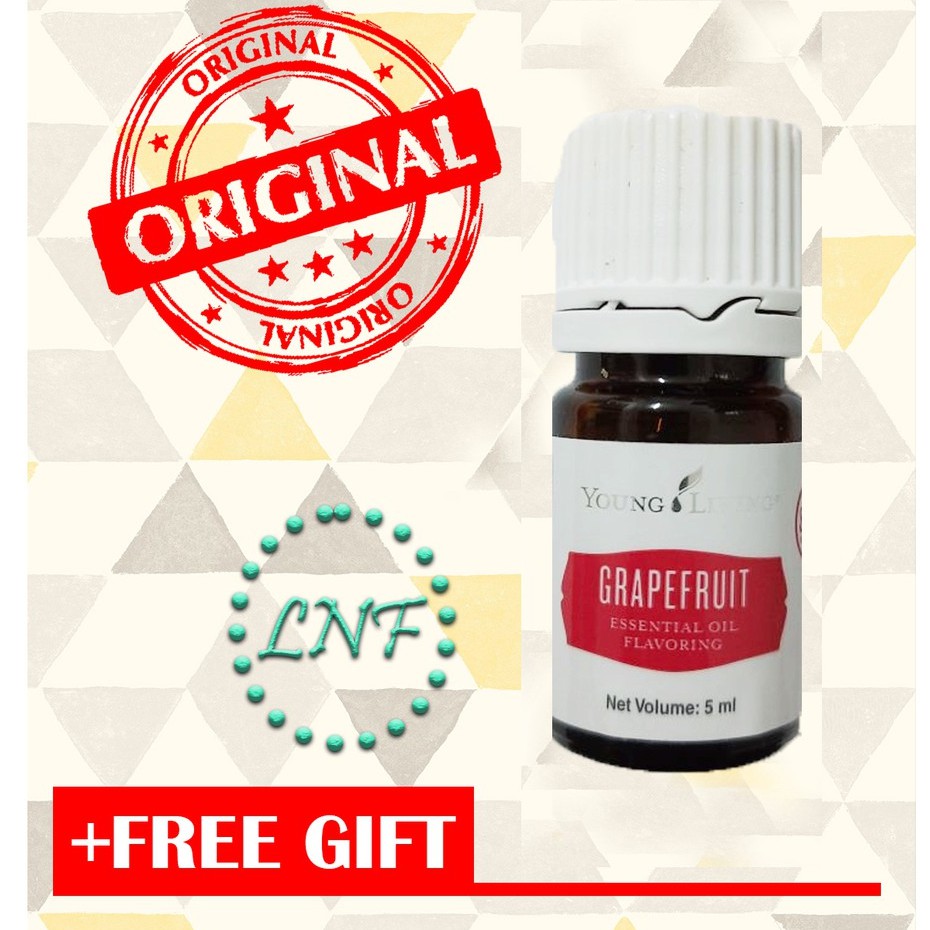 YL Young Living Grapefruit Essential Oil Flavoring (5ml) + Free Gift