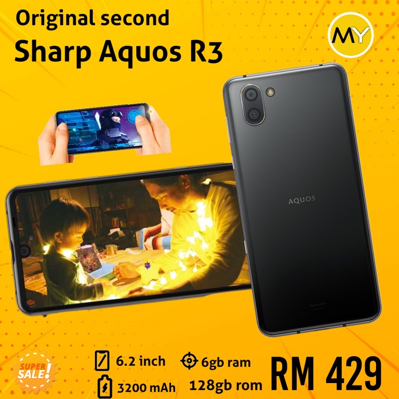 Sharp Aquos R3 & Zero 2 8GB RAM 256GB ROM Original used Shopee Malaysia