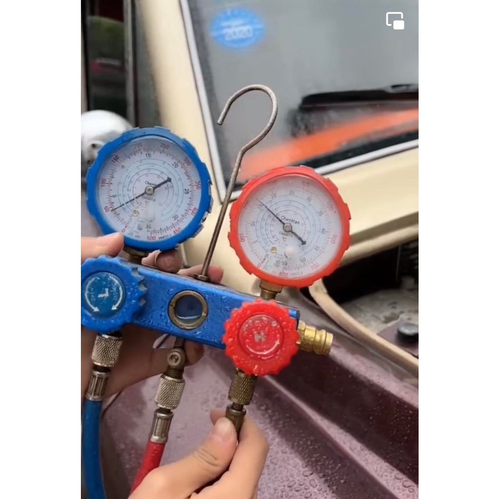 ALL IN 1 CAR Refrigerant Gas Meter Diagnostic Service Aircond / Car