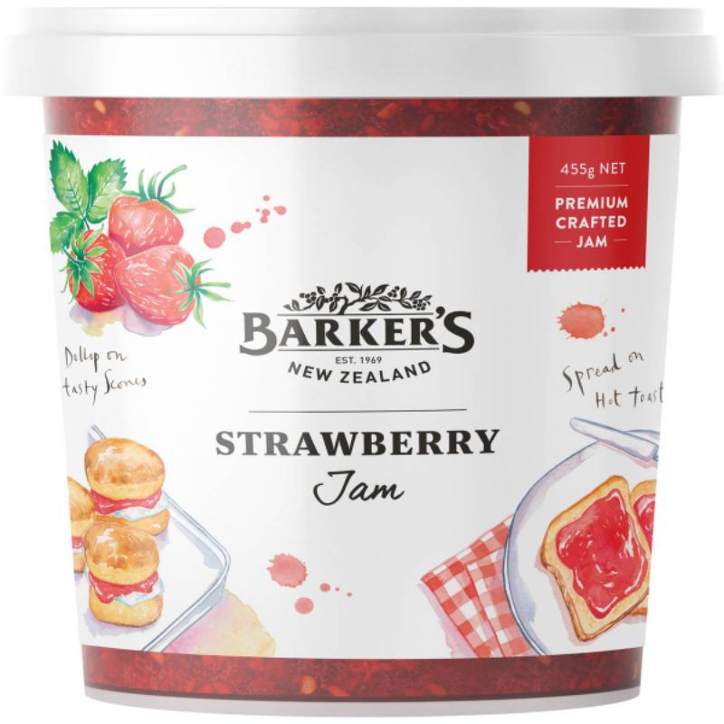 Barker's [NZ] Strawberry Jam 455g | Shopee Malaysia