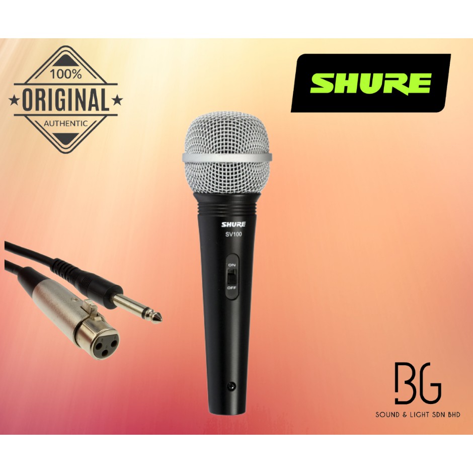 shure sv100 wired mic 100 original