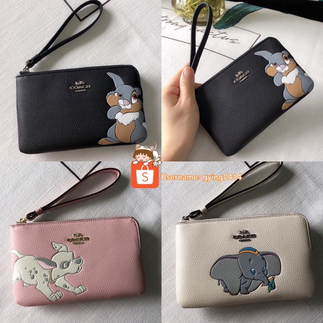 Coach dumbo online wristlet