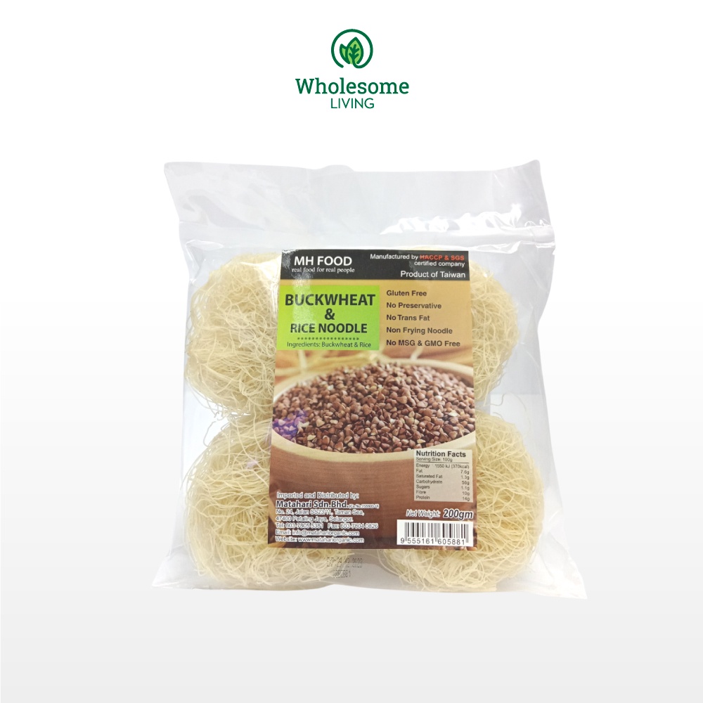 MH Buckwheat & Rice Gluten Free Noodle (200g) Shopee Malaysia