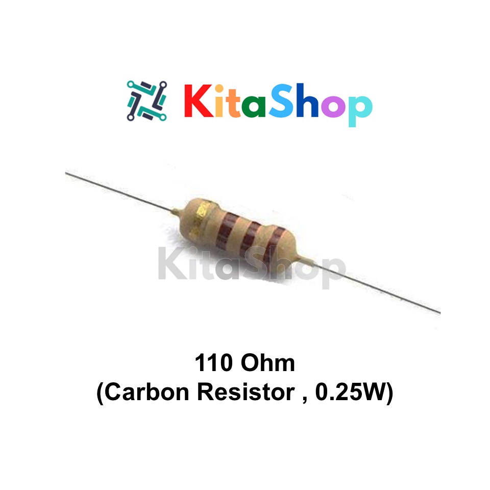 110 Ohm (Carbon Resistor, 0.25W) | Shopee Malaysia