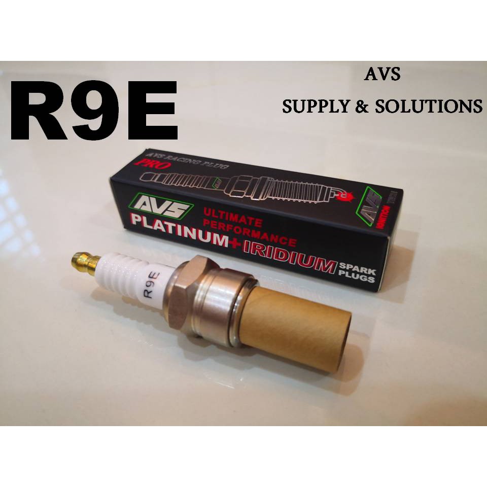 (ORIGINAL) R9E AVS Platinum Spark Plug FOR EVO I - X | Shopee Malaysia