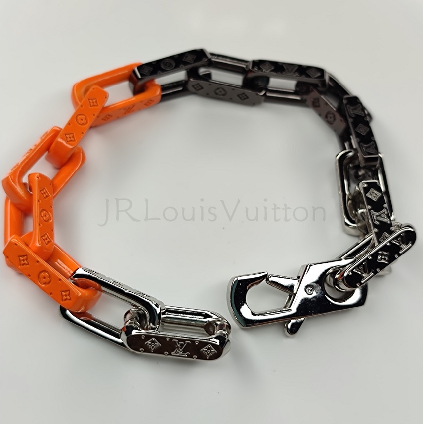 Louis Vuitton Monogram Chain Bracelet Silver