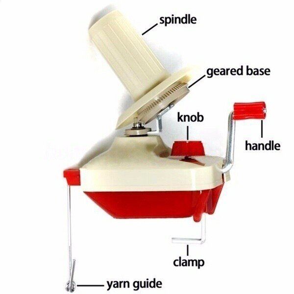 Ready Stocks Woolen Yarn Fiber String Ball Winder Holder Handheld Hand ...