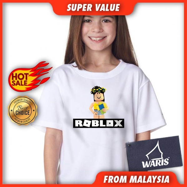 Roblox Girl 2 100 Cotton (Adult & Kids) Shopee Malaysia