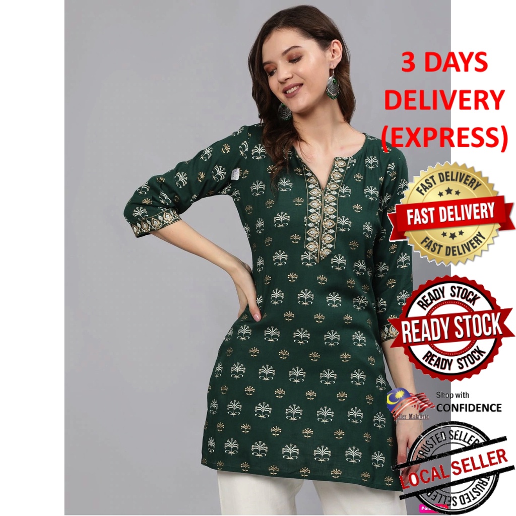 Indian kurti clearance neck design