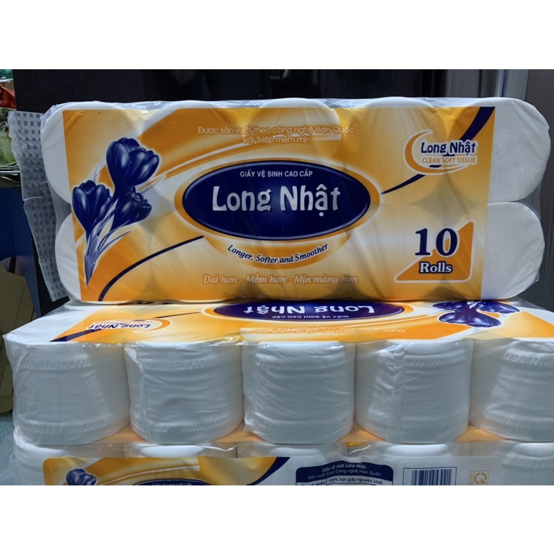 LOT OF 10 LONG JAPAN PREMIUM CORELESS ROLLS - 4-LAYER SILK PAPER - SOFT ...