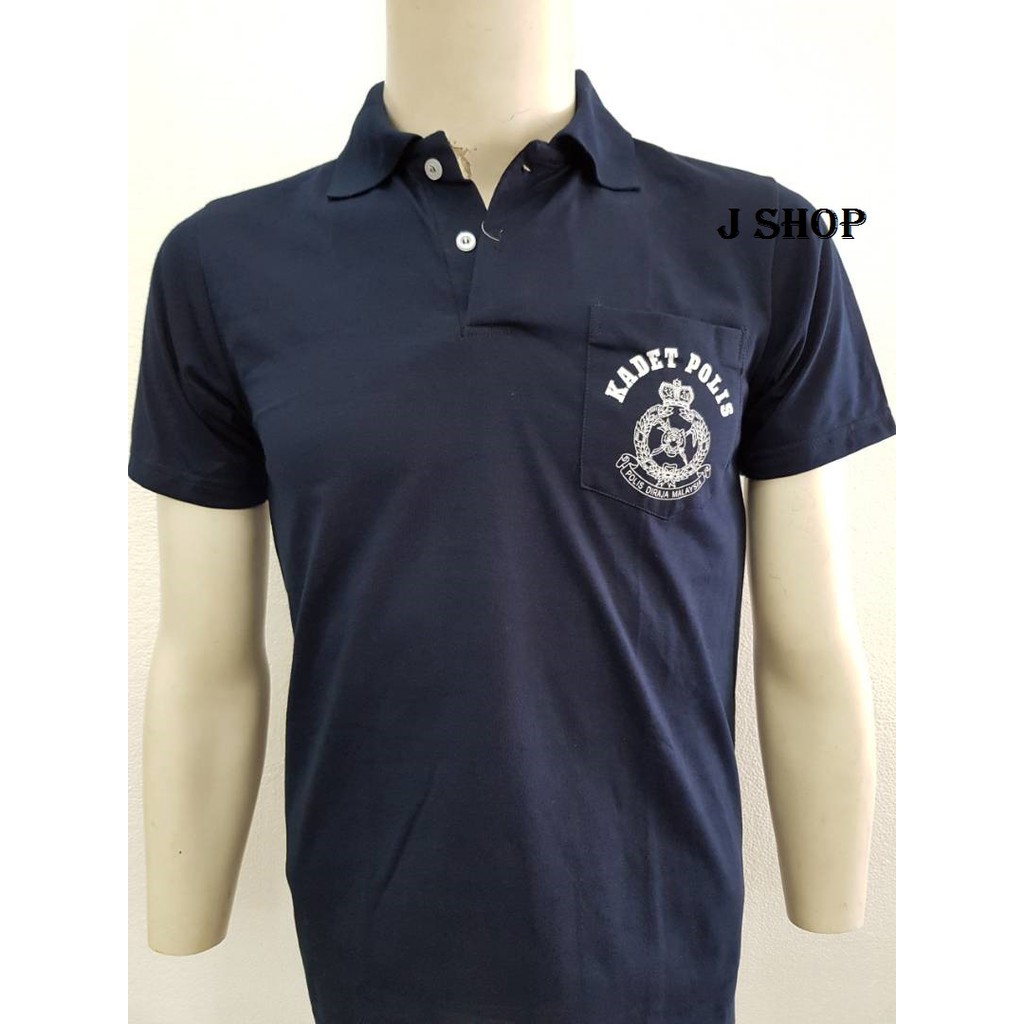 🔥🔥BAJU T-SHIRT KADET POLIS LENGAN PENDEK BAJU T-SHIRT KOKURIKULUM ...