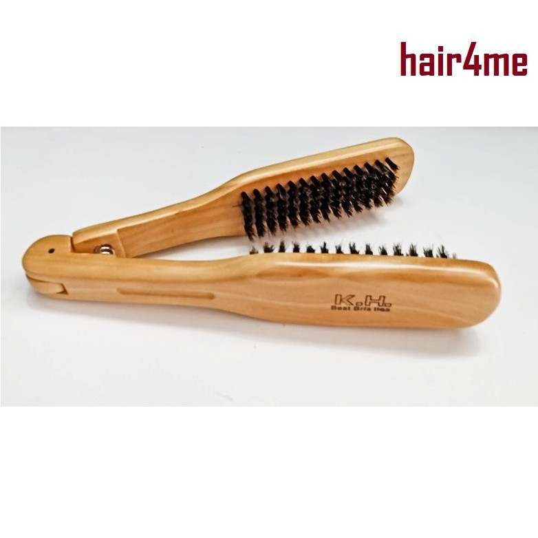 KH Brand Quality Wooden Crimper Synthetic Man Made Hair Rebonding ...