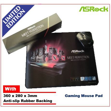#Asrock Limited Edition Gaming Mouse Mat (360 x 280 x 3mm)# | Shopee ...
