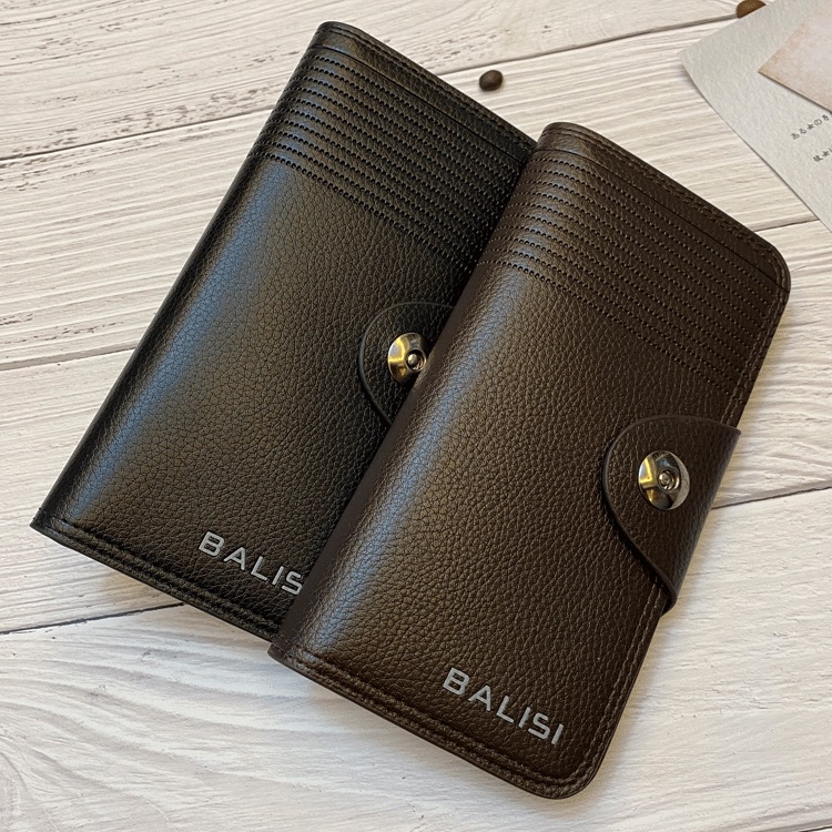 Original BALISI 406-3 Wallet Men Women Long Folding Thick PREMIUM ...