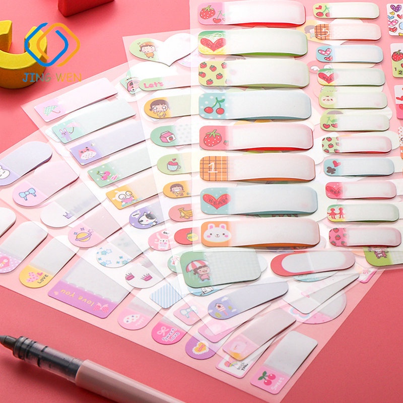 Cute Marker Name Sticker Mini Paper Index Divider Label Stickers Sticky ...