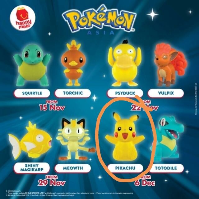 Pokemon Pikachu ( Happy Meal toy) Shopee Malaysia