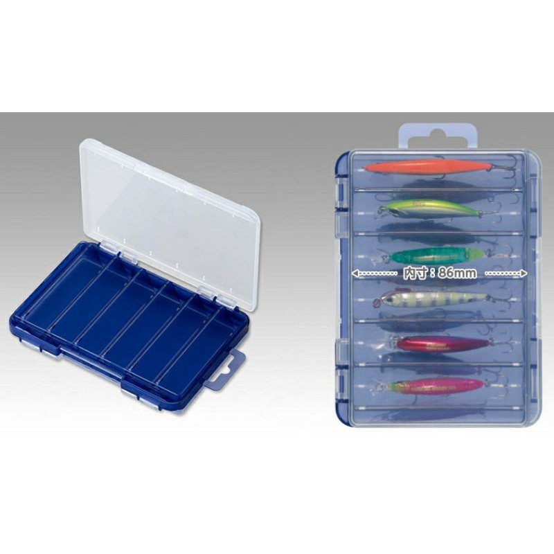 MEIHO REVERSIBLE D86 & F86 TWO SIDED PLASTIC LURE CASE